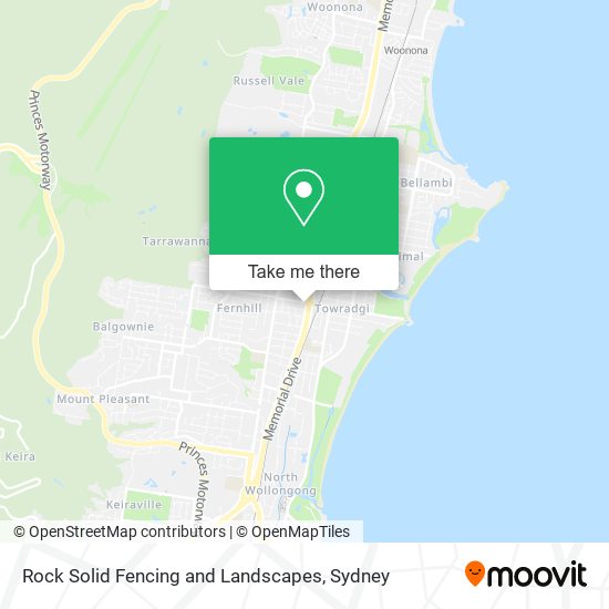Rock Solid Fencing and Landscapes map