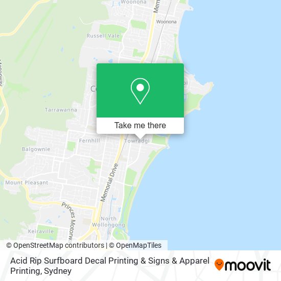 Acid Rip Surfboard Decal Printing & Signs & Apparel Printing map