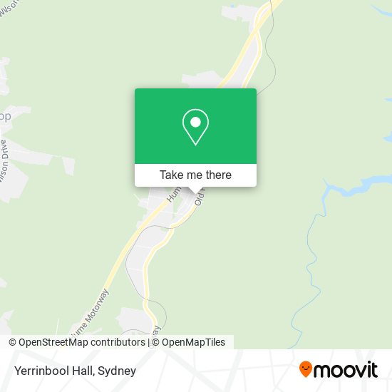 Yerrinbool Hall map