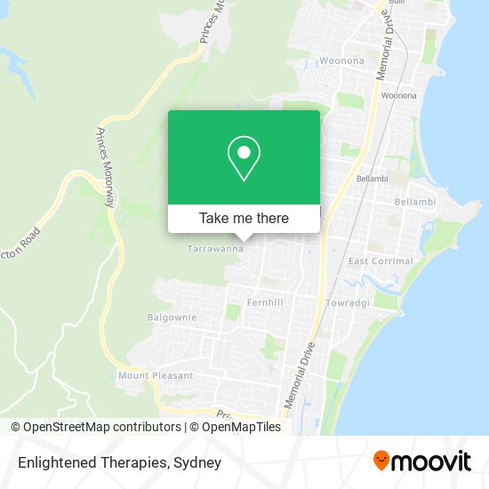 Enlightened Therapies map