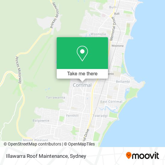 Illawarra Roof Maintenance map