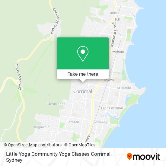 Mapa Little Yoga Community Yoga Classes Corrimal