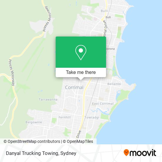 Mapa Danyal Trucking Towing