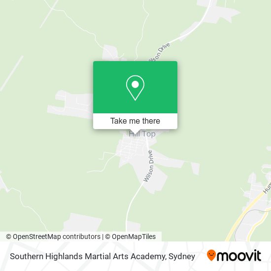 Southern Highlands Martial Arts Academy map