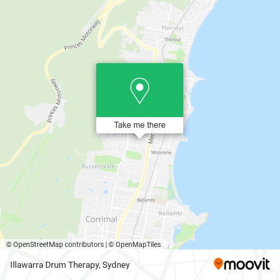 Illawarra Drum Therapy map