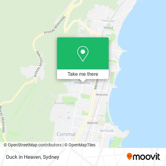 Duck in Heaven map