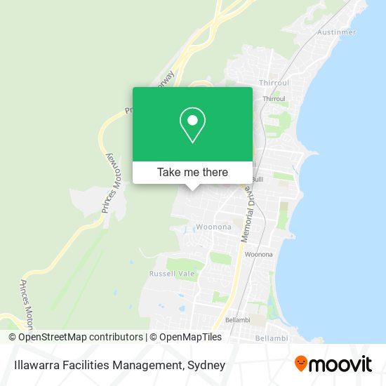 Mapa Illawarra Facilities Management