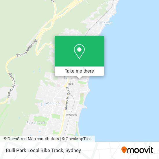 Bulli Park Local Bike Track map