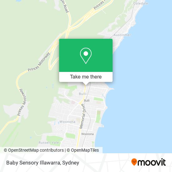 Mapa Baby Sensory Illawarra