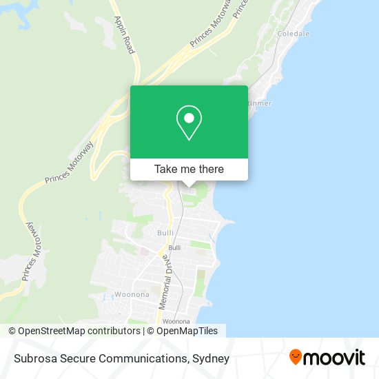Subrosa Secure Communications map