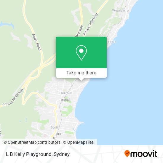 L B Kelly Playground map