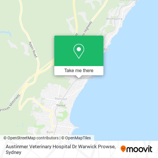 Austinmer Veterinary Hospital Dr Warwick Prowse map