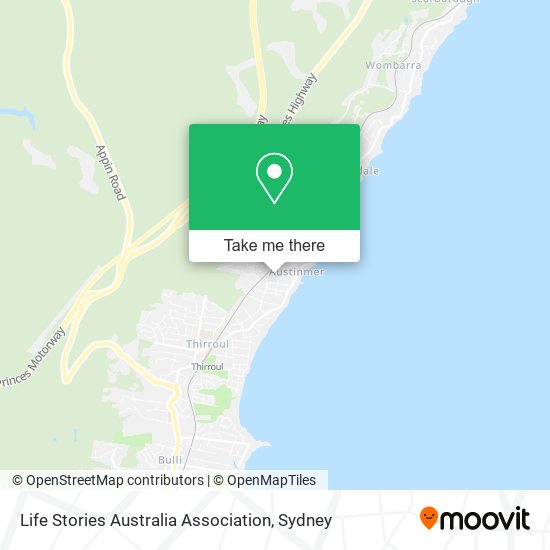 Life Stories Australia Association map