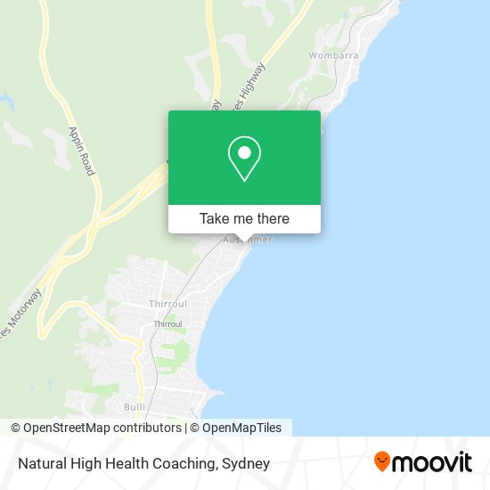 Natural High Health Coaching map