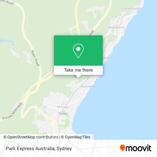 Mapa Park Express Australia