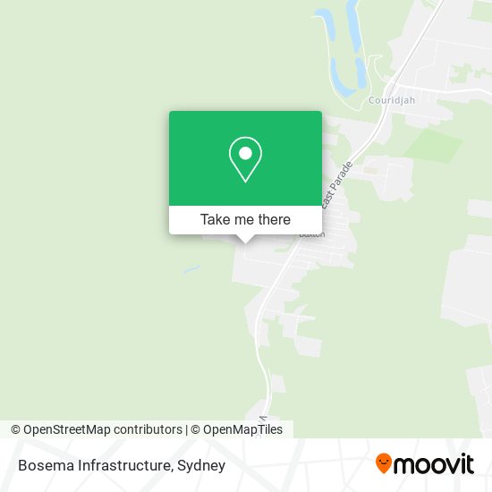 Bosema Infrastructure map