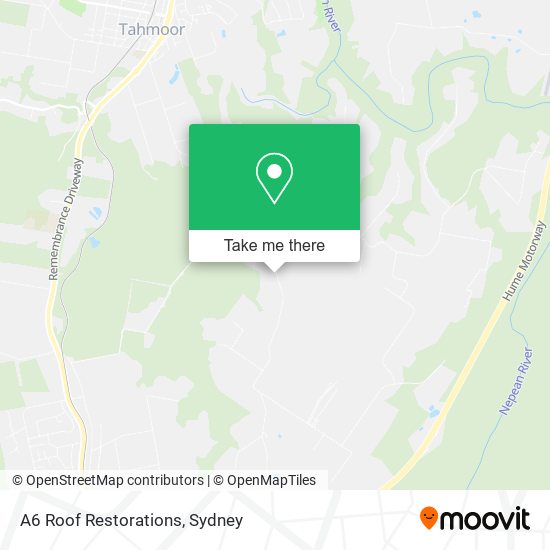 A6 Roof Restorations map