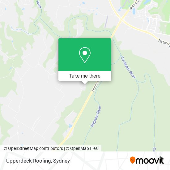 Upperdeck Roofing map