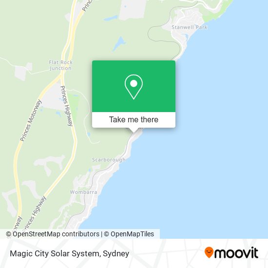 Magic City Solar System map