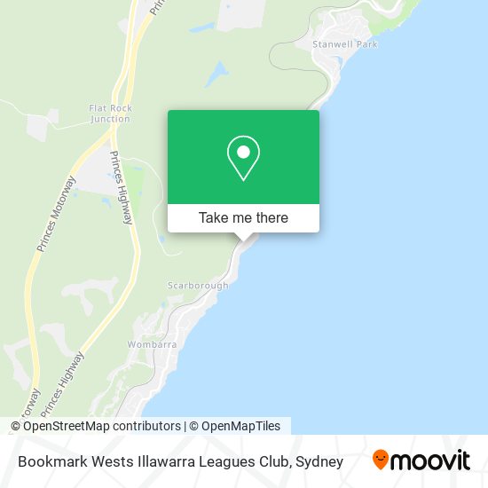Bookmark Wests Illawarra Leagues Club map