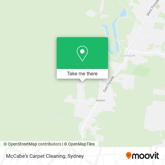 McCabe's Carpet Cleaning map