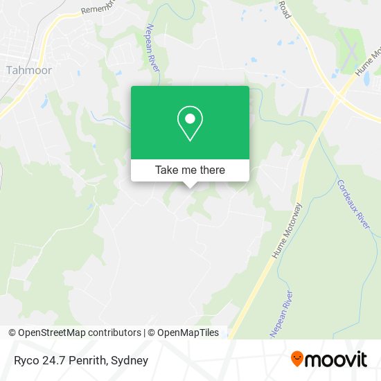 Ryco 24.7 Penrith map