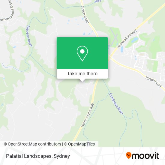 Palatial Landscapes map