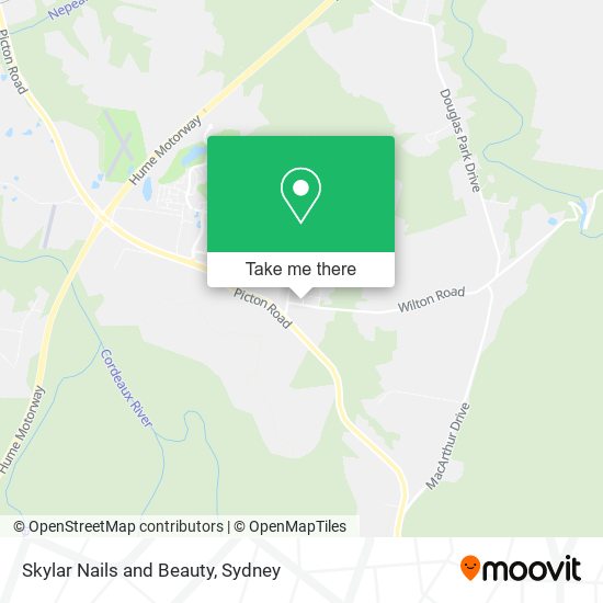 Skylar Nails and Beauty map