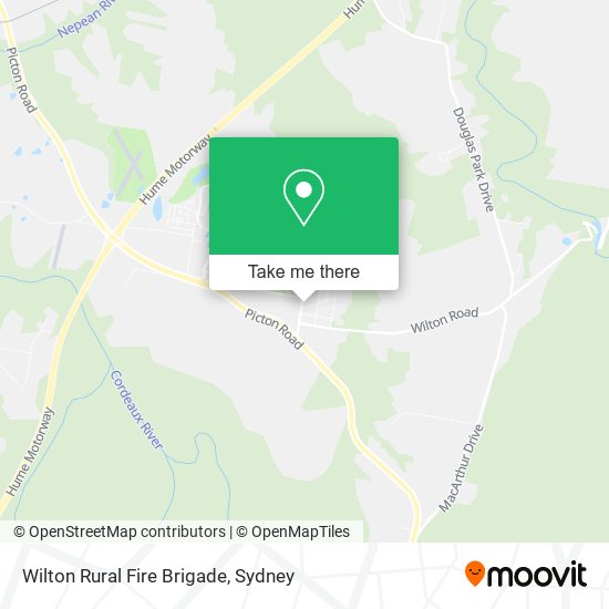 Mapa Wilton Rural Fire Brigade