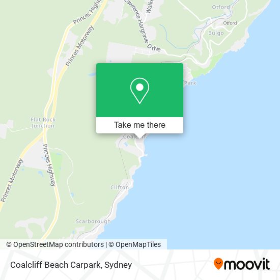 Coalcliff Beach Carpark map