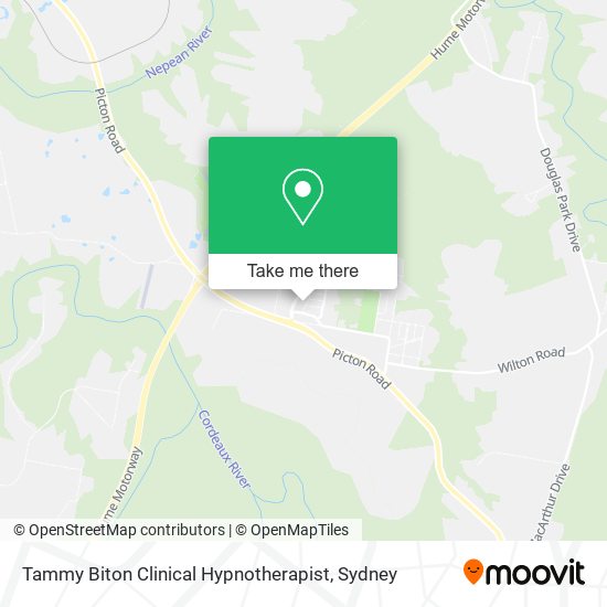Tammy Biton Clinical Hypnotherapist map