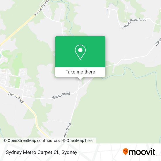 Sydney Metro Carpet CL map