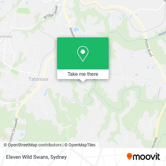 Eleven Wild Swans map