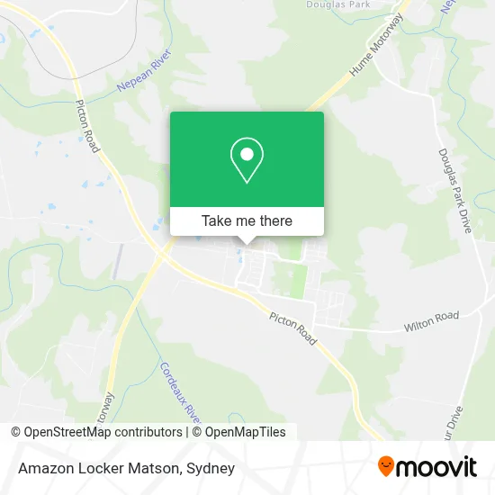 Mapa Amazon Locker Matson