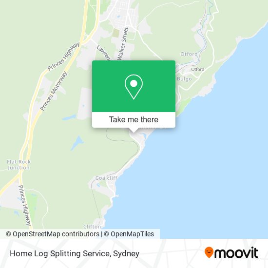 Home Log Splitting Service map