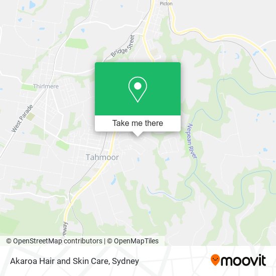 Akaroa Hair and Skin Care map