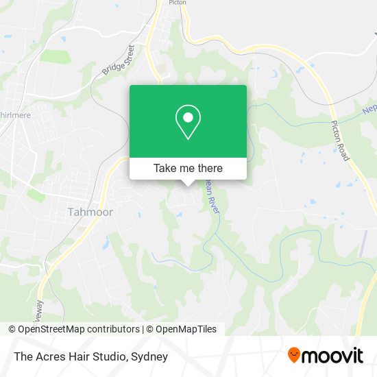 The Acres Hair Studio map