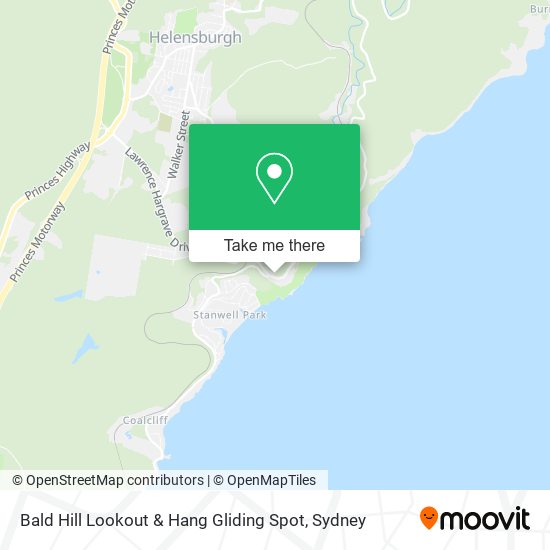 Bald Hill Lookout & Hang Gliding Spot map