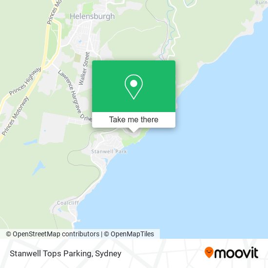 Stanwell Tops Parking map