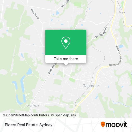 Elders Real Estate map