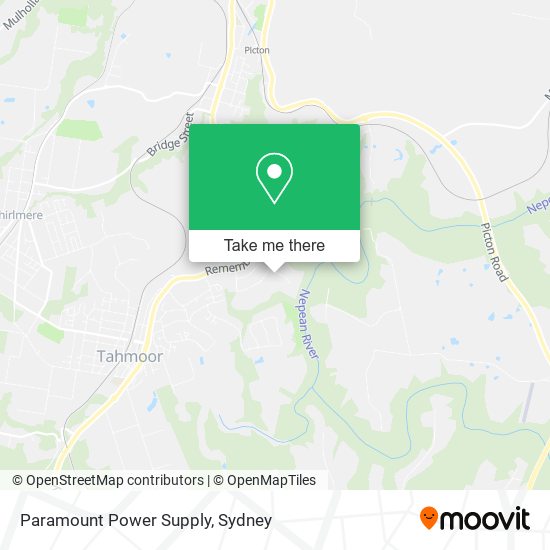 Paramount Power Supply map