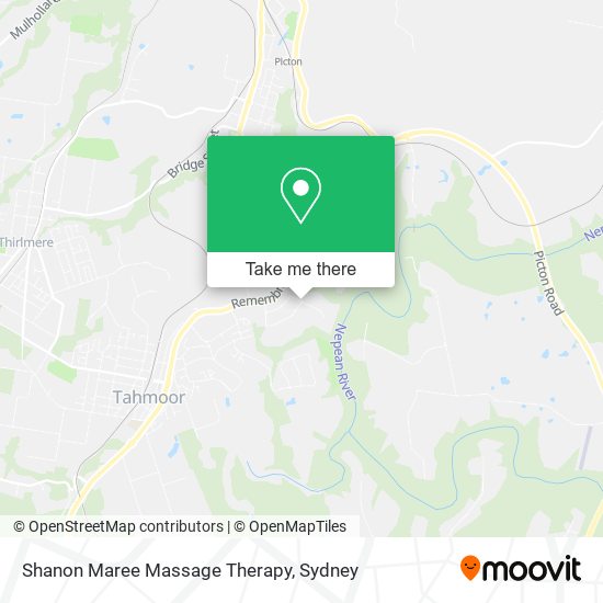 Shanon Maree Massage Therapy map