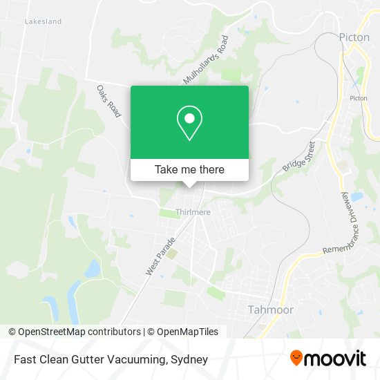 Fast Clean Gutter Vacuuming map