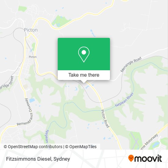 Fitzsimmons Diesel map