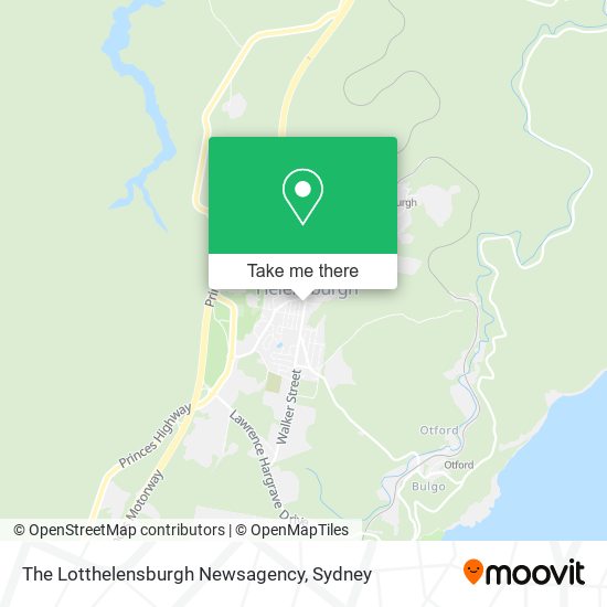 The Lotthelensburgh Newsagency map