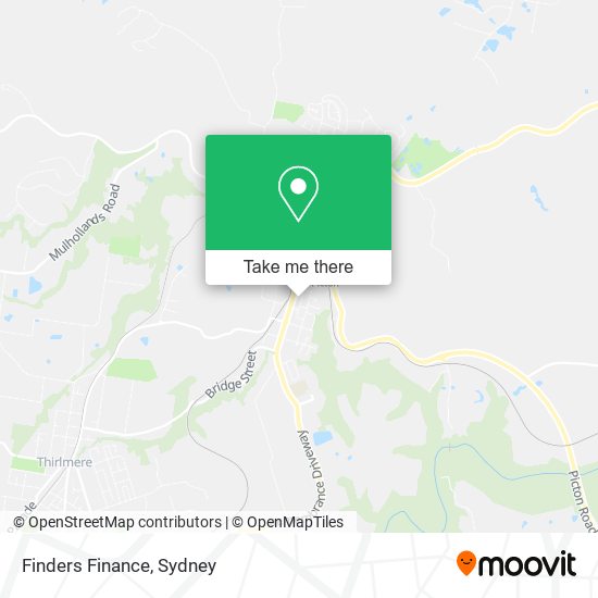 Finders Finance map