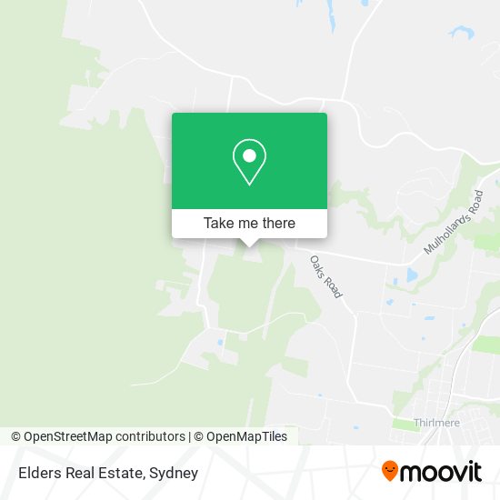 Elders Real Estate map