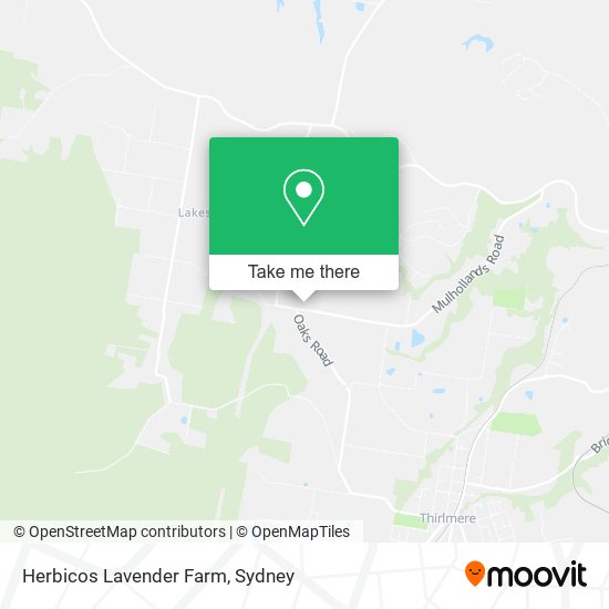 Herbicos Lavender Farm map