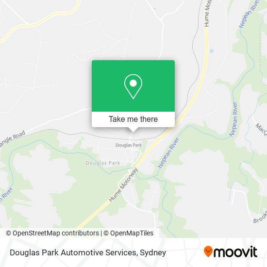 Mapa Douglas Park Automotive Services