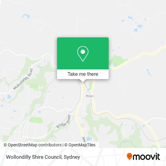 Wollondilly Shire Council map